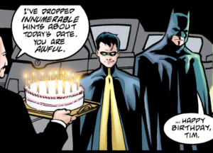 Robin Vol. 2 #116 by Jon Lewis, Pete Woods, Andrew Pepoy, & Noelle Giddings (2003) birthday!!!