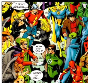 JLA Incarnations #1 by John Ostrander, Val Semeiks, Prentis Rollins, & John Kalisz (2001)