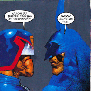 Batman/Judge Dredd: Judgment on Gotham by Alan Grant, John Wagner, & Simon Bisley (1992)